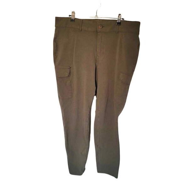 George brand Army green stretchy cargo pants. - Picture 1 of 7